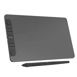 Coupon VEIKK VK1060PRO 10×6 inch Drawing Graphic Tablet with Battery-Free Digital Pen for Mac Android Windows