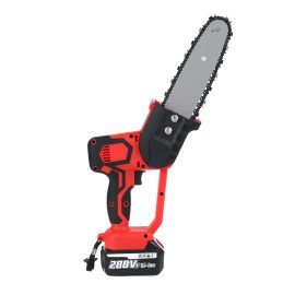 Coupon VIOLEWORKS 8 Inch 288VF Electric Chainsaw Cordless Wood Cutter One-Hand Saw Woodworking Saw with 1/2pcs Batteries