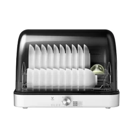 Coupon VIOMI Disinfection Cabinet 99.999% UV Sterilization Desktop Free-installation Lightweight 75 ℃ Hot Air Circulation Drying 55L Large Capacity