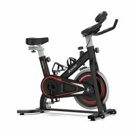 Coupon XMUND XD-EB2 Exercise Bikes Home Fitness Stationary Gym Bicycle with 8kg Flywheel LCD Monitor Phone Holder Comfortable Seat