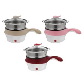 Coupon 300W 220V Multifunction Cooker Non Sticky Pan Fried Steam Double-Layer Cooker Mini Electric Pot Pan Fry