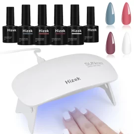 Coupon 6 Color Gel Nail Polish Kit UV Light LED Nail Lamp Nail Dryer Manicuring Kit