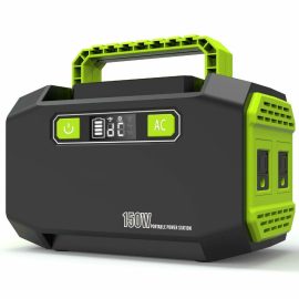 Coupon Bakeey Portable 150W 45000mAh Power Station Back Up Power Supply With 2 AC Outlets 250W Max / 3 DC Outputs 120W Max / 2 USB Output 3.1A Max For Home Outdoor Camping Travel Emergency Drones Laptops Tablets Smart Phones Flashlights
