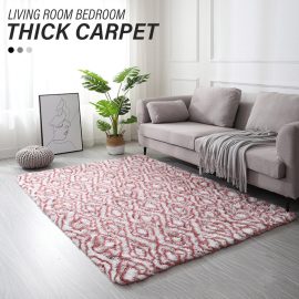 Coupon Bakeey Tie-dye Craft Carpet Living Room Bedside Soft Carpet Floor Mat For Bedroom