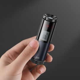 Coupon Baseus Digital Alcohol Tester Electronic Breathalyzer with LCD Display Portable Rechargeable Drunk Driving Analyzer