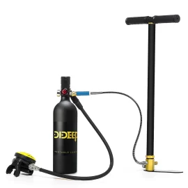 Coupon DIDEEP X4000 Pro 1L Scuba Diving Tank Oxygen Diving Cylinder Equipment Set Multicolor