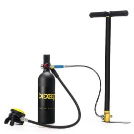 Coupon DIDEEP X4000 Pro 1L Scuba Diving Tank Oxygen Diving Cylinder Equipment Set Multicolor