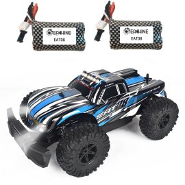 Coupon Eachine EAT08 1/14 All Terrain RC Car RTR Electric Vehicle with 2.4 GHz Remote Control LED Lights and Several Rechargeable Batteries Off Road RC Crawler 20+ Min Play Great Gifts for Boys Kids and Adults