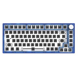 Coupon FEKER IK75 Keyboard Customized Kit 82 Keys Hot Swappable 75% RGB Wired bluetooth 5.0 2.4GHz Triple Mode PCB Mounting Plate Translucent Blue Case