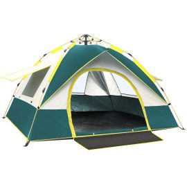Coupon Fully Automatic Pop Up Tent Camping Travel Family Tent Rainproof Windproof Sunshade Awning for 1-2/3-4 Person