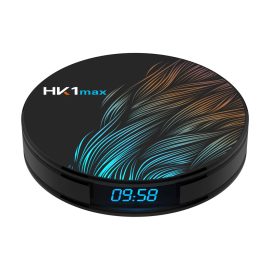 Coupon HK1 Max RK3328 4GB 32GB 5G WIFI Android 9.0 4K VP9 H.265 HDR10 USB3.0 TV Box with Time Display