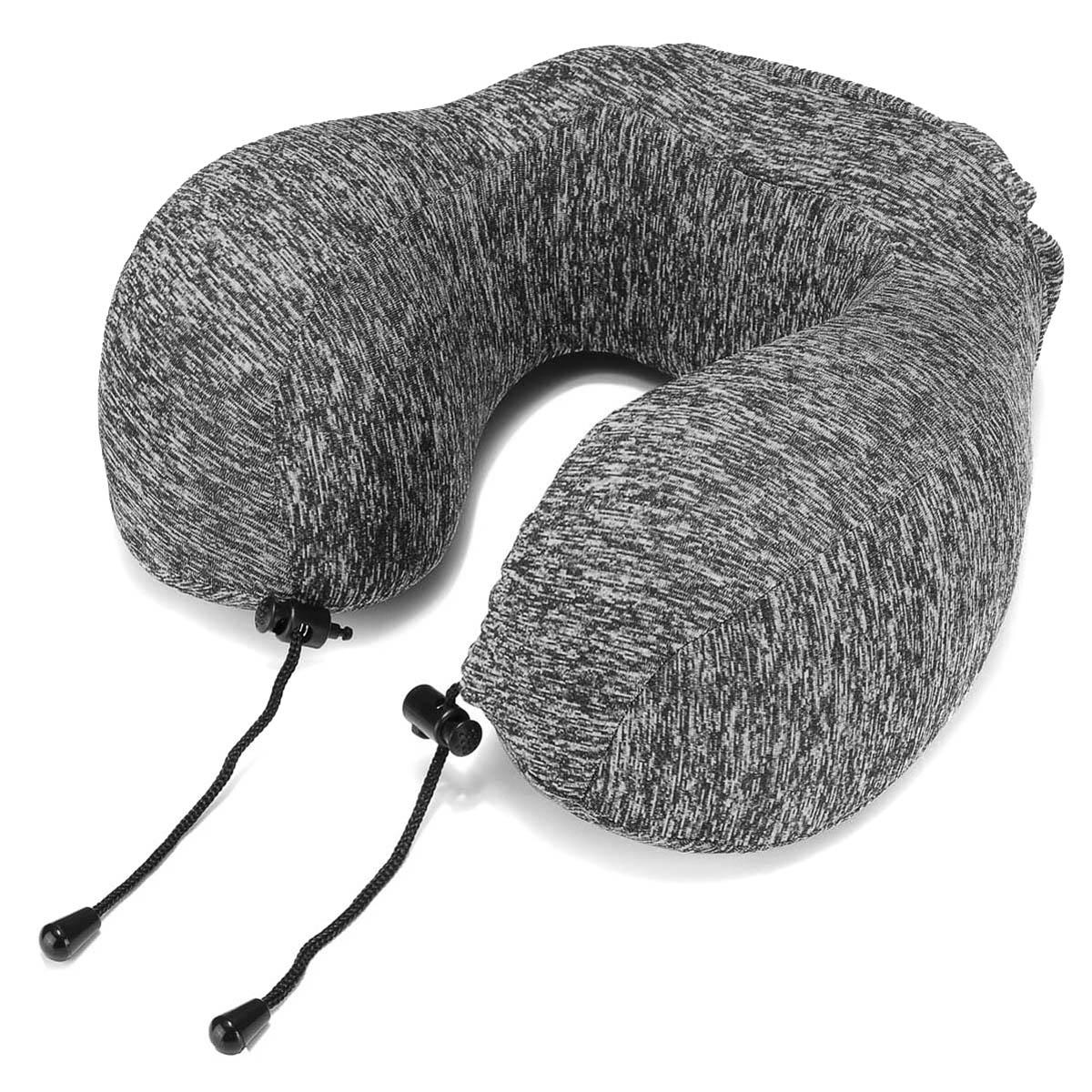 Coupon Honana BX Soft and Comfortable Support Slow Rebound Memory Cotton Neck Pillow U Type Pillow Storage