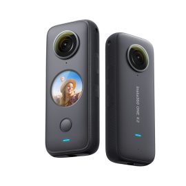 Coupon Insta360 ONE X2 VR Camera 5.7K HD Panoramic Dual Lens H.265 Encoding 4-MIC Audio IPX8 Waterproof FlowState Stabilization for FPV RC Racing Drone