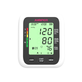 Coupon JUMPER JPD-HA100 Arm Type Blood Pressure Monitor LCD Digital Display One-touch Operation Blood Pressure Monitor Portable Tow Memories Blood Pressure Monitor