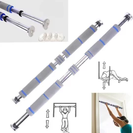 Coupon KALOAD KD-HB2 Steel 100kg Load Door Horizontal Bars Adjustable Home Gym Pull Up Training Bar Exercise Tools