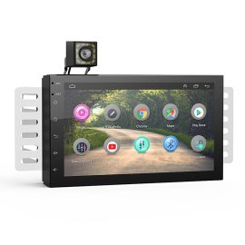 Coupon KROAK K-CS01 7 Inch 2 Din for Android 9.0 Car Stereo Radio MP5 Player 2G+32G Wireless Carplay Android Auto GPS WIFI bluetooth FM with 12 LED Rear Camera