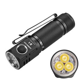 Coupon Lumintop D1 Triple LED 2000LM 180M TIR Lens Long Range EDC Flashlight Waterproof 18650 Compact Mini Torch Porcket Light