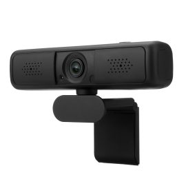 Coupon MECO ELE 2K HD 1440P Webcam Auto-Focus Light Correction Built-in Stereo Microphone Wired USB Computer Cam Camera with Tripod Len Cap