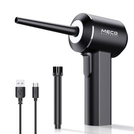 Coupon MECO ELEVERED Air Duster 100W 45000RPM Keyboard Cleaner Rechargeable Cordless Handheld Desk Cleaning Machine for Cleaning Dust Hairs Crumbs for Sofa Piano Computer Car Pet House
