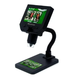 Coupon MUSTOOL G600 600X Electronic USB Microscope Digital Soldering Video Microscope Camera 4.3 Inch LCD M