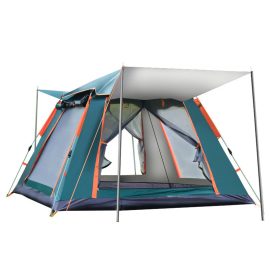 Coupon Outdoor Automatic Tent 4 Person Family Tent Picnic Traveling Camping Tent Outdoor Rainproof Windproof Tent Tarp Shelter