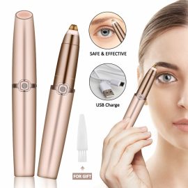 Coupon Portable Facial Electric Hair Remover Women Eyebrow Epilator Painless Razor Pen