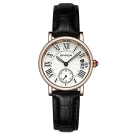 Coupon SANDA P206 Leather Women Fashion Style Lady Dress Quartz Watch