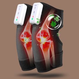 Coupon Smart Touch Control Hot Compress Knee Massager Portable Three-speed Temperature Adjustment Knee Massager Breathable Red Light Knee Massager