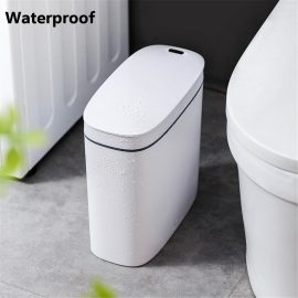 Coupon Smart Trash Can Touch Free Automatic Sensor Waste Bin 14L for Office Kitchen