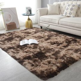 Coupon Super Soft Fluffy Floor Rug Washable Shag Rug Shaggy Area Rug Bedroom Dining Room Anti-skid Carpet Yoga Mat Child Play Mat