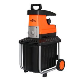 Coupon TOPSHAK TS-WS2 Electric Garden Shredder 2800W Wood Shredder 45MM Max Cutting Diameter 60L Plant Branch Shredder with Wheels