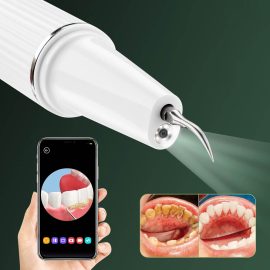 Coupon Ultrasonic Visual Scaler Electric Portable Three Modes Dental Scaler Tooth Cleaner USB Charging Oral Calculus Tartar Remover Dental Plaque Stain Cleaner