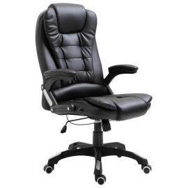 Coupon VidaXL Office Chair PU Leather Executive Office Chair Black