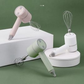 Coupon Wireless Hand Mixer 3 Speeds Double Stirring Head Design Hand Blender, Strong Motor, Simplicity Design