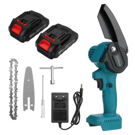 Coupon 800W 4 Inch Handheld Cordless Chainsaw Motor Chainsaw Chainsaw Saw Blade One-Handed Saw
