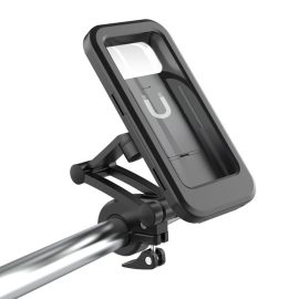 Coupon Adjustable Bicycle Motorcycle Phone Holder Foldable Waterproof Magnetic Attraction Bike Handlebar Phone Stand Mobile Phone Rotatable Bracket For 6.7inch Mobile Phone