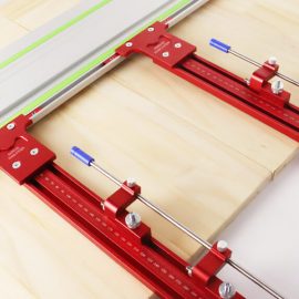 Coupon Aluminum Alloy Parallel Guide System for Repeatable Cuts for Track Saw Rail Fit for Festool Woodworking Tools