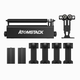 Coupon Atomstack Upgraded R3 Pro Rotary Roller with Separable support module and Extension Towers