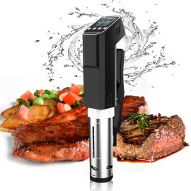 Coupon AUGIENB 2000W Sous Vide Cooker Thermal Immersion Circulator Machine with Large Digital LCD Display Time and Temperature Control Quiet & Accurate Stainless Steel Tube