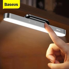 Coupon Baseus LED Table Lamp Magnetic Desk Lamp Hanging Wireless Touch Night Light for Study Reading Lamp