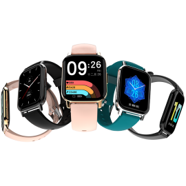 Coupon DOOGEE CS2 1.69 inch Full Touch Screen Dynamic Heart Rate Monitor 24 Sports Modes 300mAh Long Standby IP68 Waterproof BT5.0 Smart Watch