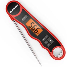 Coupon ELEGIANT Meat Thermometer Kitchen Cooking Thermometer Food Thermometer Digital Instant Read Thermometer Barbecue Thermometer Best for Meat Milk Turkey Oil Candy Grill BBQ