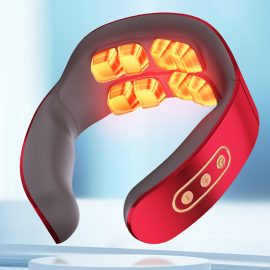 Coupon KONKA 810 Multifunctional 8 Heads Neck Massager AIR Intelligent Control Shoulder Neck Massager 16-gear Four Modes Neck Relaxtion Massager