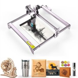 Coupon New ATOMSTACK A5 PRO+ Upgraded Laser Engraving Machine Cutter Wood Cutting Design Desktop DIY Laser Engraver New Eye Protection Design Ultra-Fine Laser Focal Area