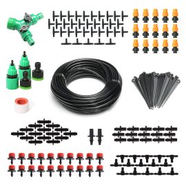 Coupon Pathonor 157Pcs Micro Drip Irrigation System Plant Self Watering Garden 40M Hose Kit