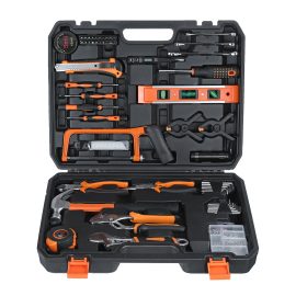 Coupon TOPSHAK TS-CH1 218 Piece Socket Wrench Auto Repair Tool Mixed Tool Set Hand Tool Kit with Plastic Toolbox Storage Case