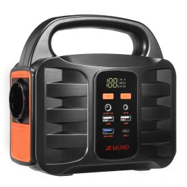 Coupon XMUND XD-PS6 155Wh Camping Solar Power Generators Portable Power Station with 220V AC Outlet 2 DC Ports USB QC3.0 LED Flashlights Power Bank Outdoor Emergency Power Source Box