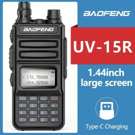 Coupon 2022 Baofeng UV-15R Walkie Talkie 10W High Power 999 Channels Dual Band UHF VHF Radios Transmitter USB Charger Two Way Radio