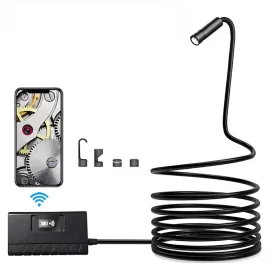 Coupon Bakeey 109-5 WIFI Borescope 11.5MM 1944P HD Auto Focus Inspection Camera 6LED Adjustable IP68 2600mAh Lens Camera Flexible Hard Line 1/5/10M – 5M