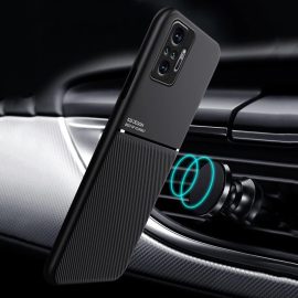 Coupon Bakeey for Xiaomi Redmi Note 10 Pro/ Redmi Note 10 Pro Max Case Magnetic Leather Texture Non-Slip TPU Shockproof Protective Case Back Cover Non-Original